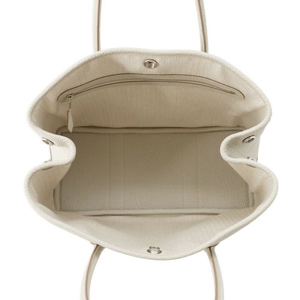 エルメス トートバッグ ガーデンパーティTPM ベトン/シルバー金具 ネゴンダ K刻印