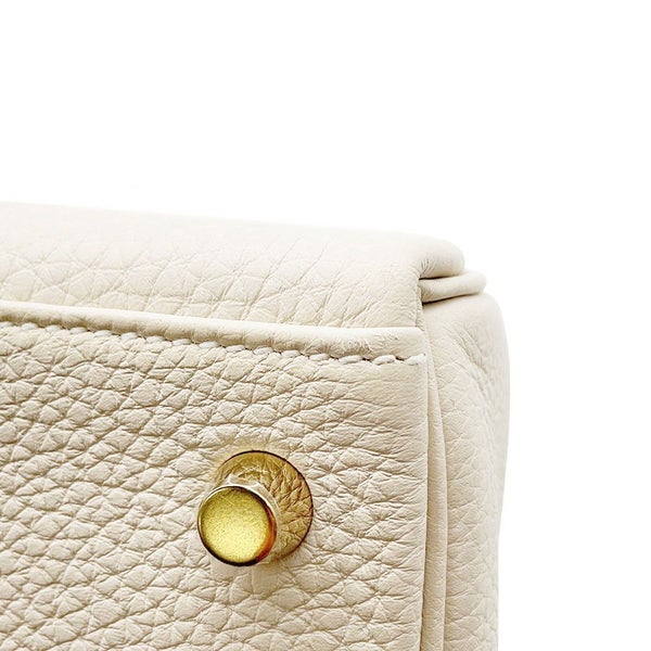 エルメス ハンドバッグ ケリー28 内縫い クレ/ゴールド金具 トゴ B刻印 2wayショルダー