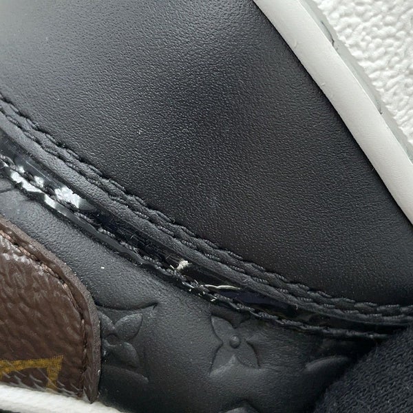 ルイヴィトン スニーカー モノグラム LV スタジアム レディースサイズ38 LOUIS VUITTON 靴 黒 ブラック