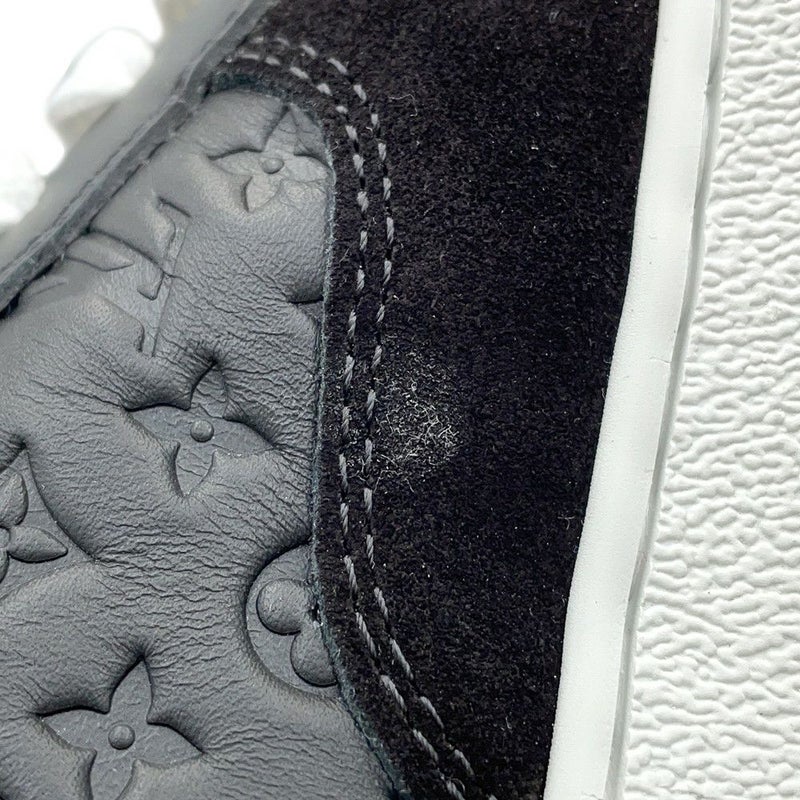 ルイヴィトン スニーカー モノグラム LV スタジアム レディースサイズ38 LOUIS VUITTON 靴 黒 ブラック