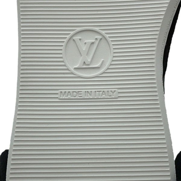 ルイヴィトン スニーカー モノグラム LV スタジアム レディースサイズ38 LOUIS VUITTON 靴 黒 ブラック