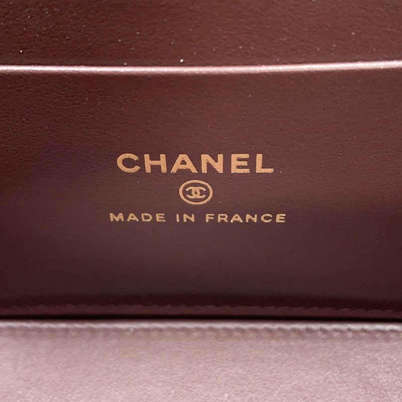 シャネル チェーンショルダーバッグ バニティケース ココマーク マトラッセ キャビアスキン AP1341 CHANEL 黒