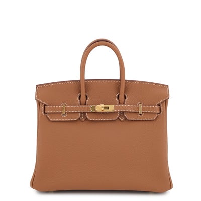 Hermès Birkin 25 Gold Togo Gold