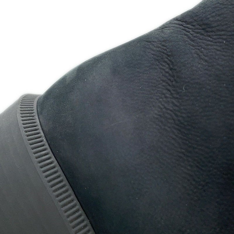 シャネル ショートブーツ ココマーク スエード レディースサイズ37C CHANEL 靴 黒