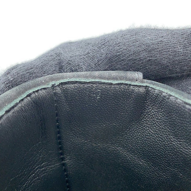 シャネル ショートブーツ ココマーク スエード レディースサイズ37C CHANEL 靴 黒