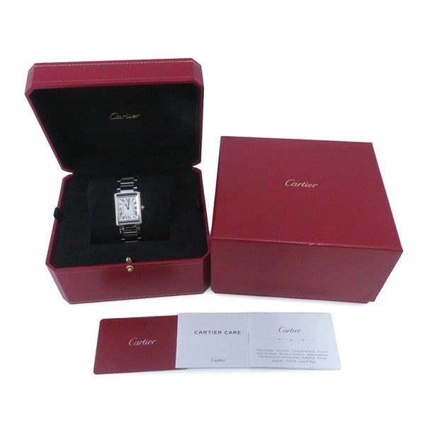 カルティエ タンク マスト LM WSTA0052 Cartier 腕時計 シルバー文字盤 クォーツ