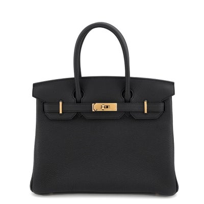 Hermès Birkin 30 Black Togo Gold