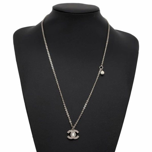 シャネル ネックレス ココマーク ラインストーン C22 C CHANEL アクセサリー