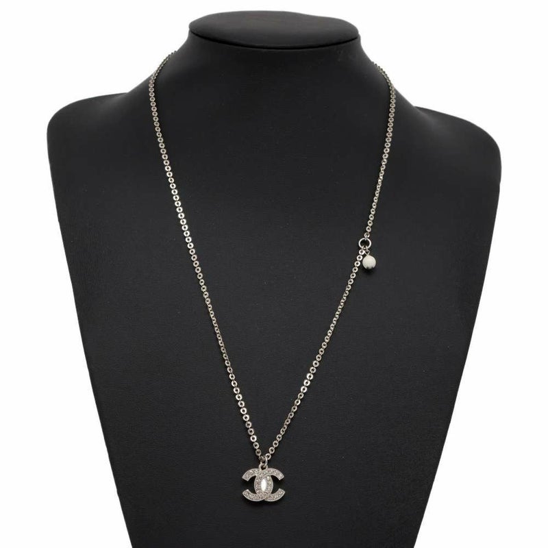 シャネル ネックレス ココマーク ラインストーン C22 C CHANEL アクセサリー