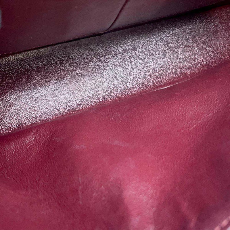 シャネル チェーンショルダーバッグ マトラッセ25 ココマーク ラムスキン ダブルチェーン A01112 CHANEL 黒