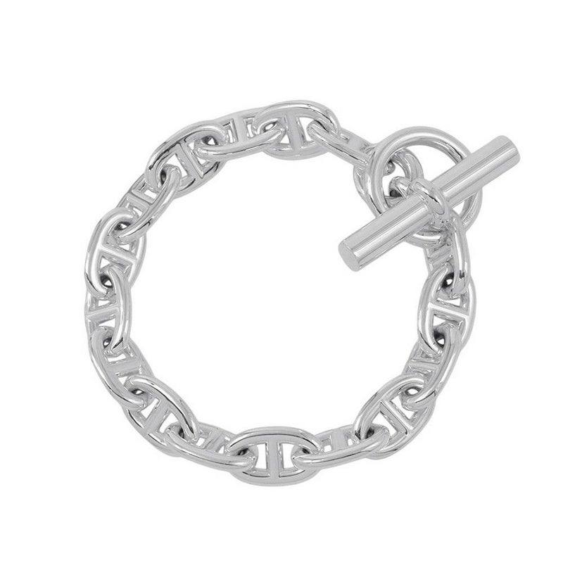 エルメス ブレスレット シェーヌダンクルMM 16コマ SV925シルバー HERMES ジュエリー