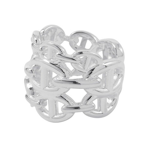 エルメス リング シェーヌダンクル アンシェネGM Enchainee SV925シルバー リングサイズ55 HERMES 指輪