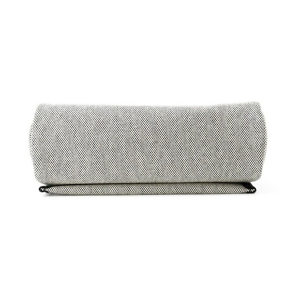 エルメス ショルダーバッグ エールバッグジップ ミニ ブラック/エクリュ/シルバー金具 トワルミリタリー/ヴァッシュハンター K刻印 黒