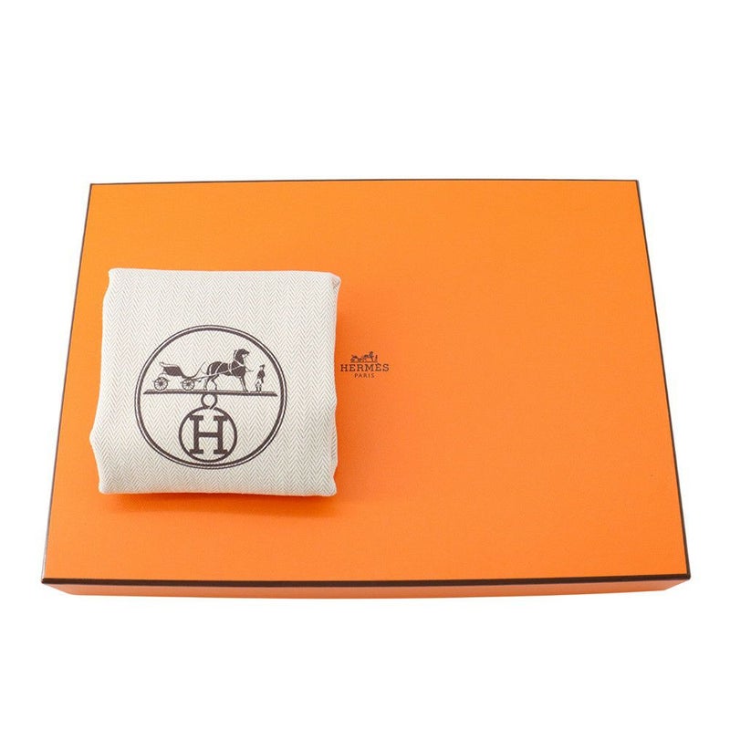 エルメス ショルダーバッグ エールバッグジップ ミニ ブラック/エクリュ/シルバー金具 トワルミリタリー/ヴァッシュハンター K刻印 黒