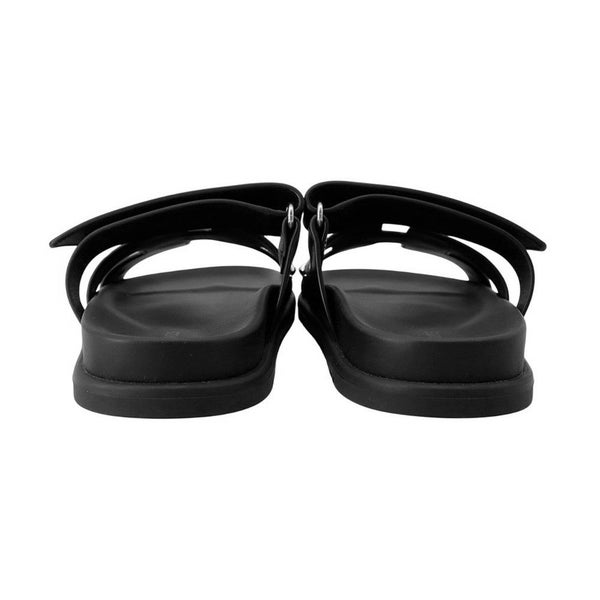 エルメス サンダル シプレ レザー スタッズ レディースサイズ37 HERMES 靴 黒