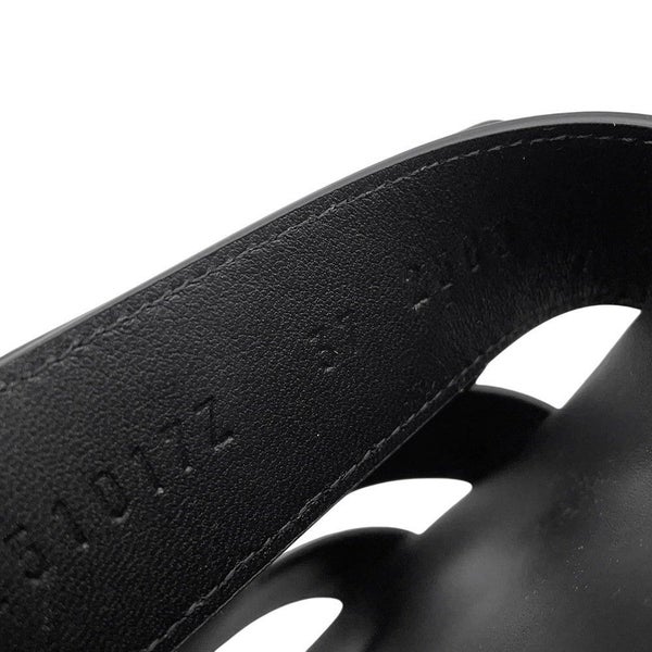 エルメス サンダル シプレ レザー スタッズ レディースサイズ37 HERMES 靴 黒