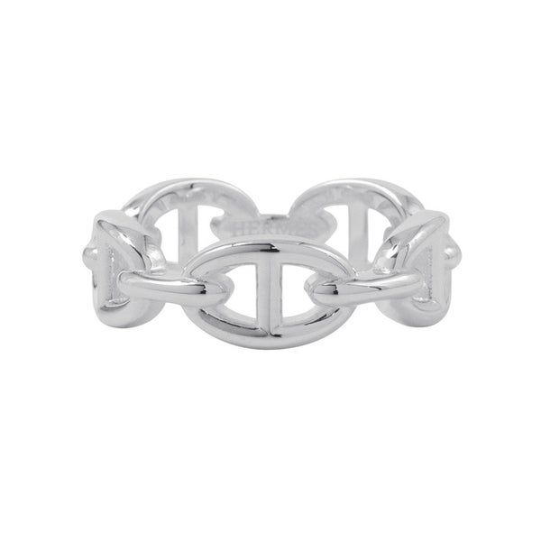 エルメス リング シェーヌダンクル アンシェネPM SV925シルバー リングサイズ58 HERMES ジュエリー