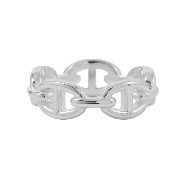 エルメス リング シェーヌダンクル アンシェネPM SV925シルバー リングサイズ58 HERMES ジュエリー