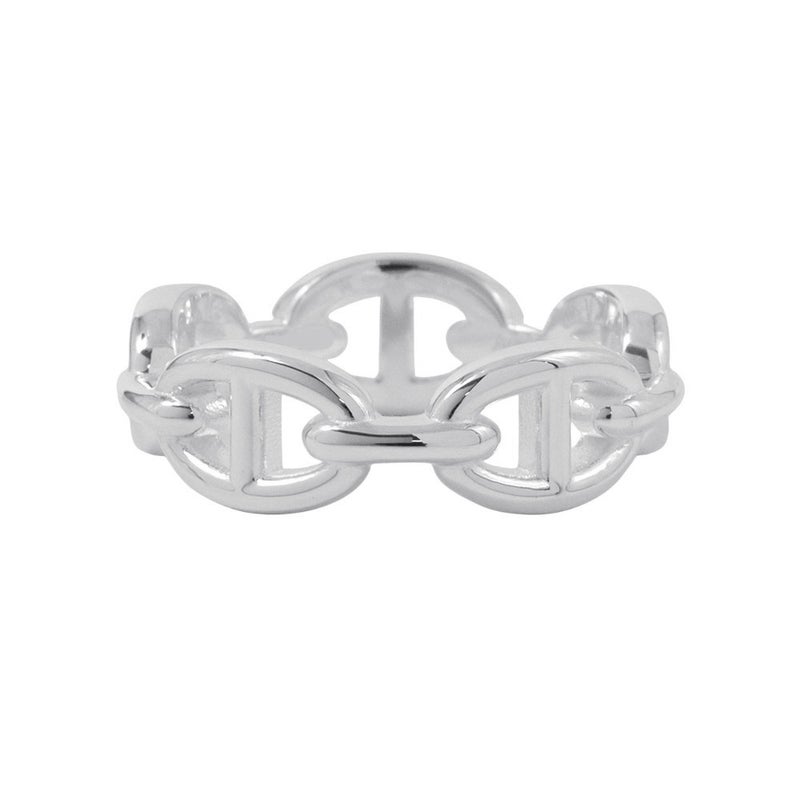 エルメス リング シェーヌダンクル アンシェネPM SV925シルバー リングサイズ58 HERMES ジュエリー