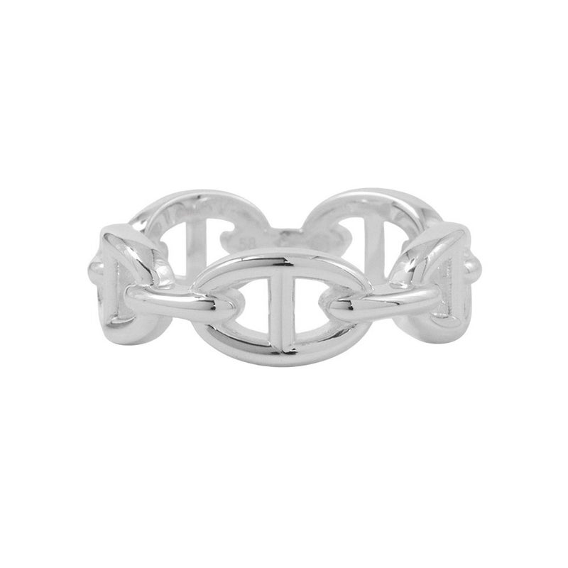 エルメス リング シェーヌダンクル アンシェネPM SV925シルバー リングサイズ58 HERMES ジュエリー