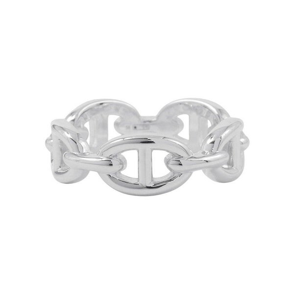 エルメス リング シェーヌダンクル アンシェネPM SV925シルバー リングサイズ58 HERMES ジュエリー