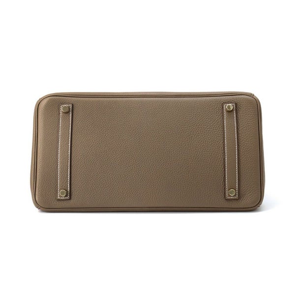 エルメス バーキン35 エトゥープ/ゴールド金具 トゴ O刻印 HERMES Birkin ハンドバッグ