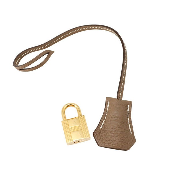 エルメス バーキン35 エトゥープ/ゴールド金具 トゴ O刻印 HERMES Birkin ハンドバッグ