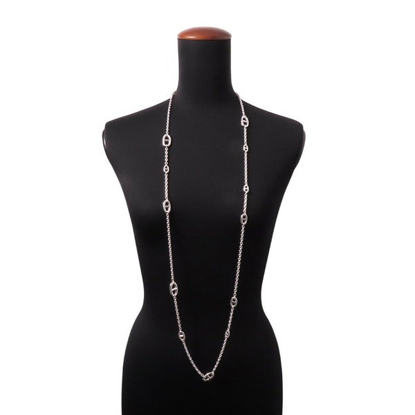 エルメス ネックレス シェーヌダンクル ファランドール 120 SV925シルバー HERMES ジュエリー