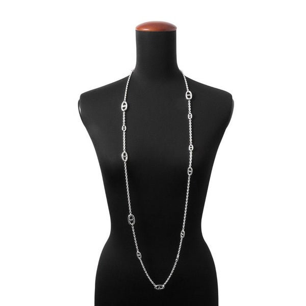 エルメス ネックレス シェーヌダンクル ファランドール 120 SV925シルバー HERMES ジュエリー