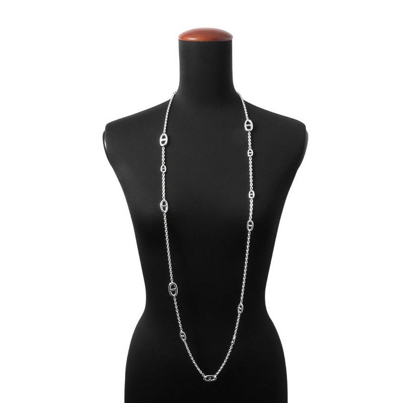 エルメス ネックレス シェーヌダンクル ファランドール 120 SV925シルバー HERMES ジュエリー