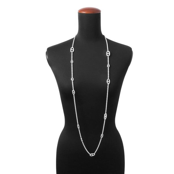 エルメス ネックレス シェーヌダンクル ファランドール 120 SV925シルバー HERMES ジュエリー