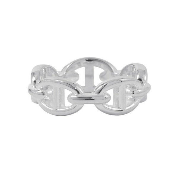 エルメス リング シェーヌダンクル アンシェネPM SV925シルバー リングサイズ55 HERMES ジュエリー