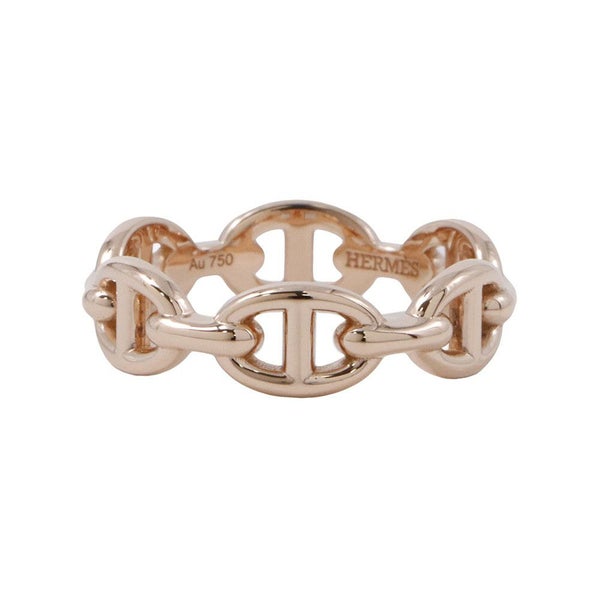 エルメス リング シェーヌダンクル アンシェネPM K18PGピンクゴールド リングサイズ53 指輪