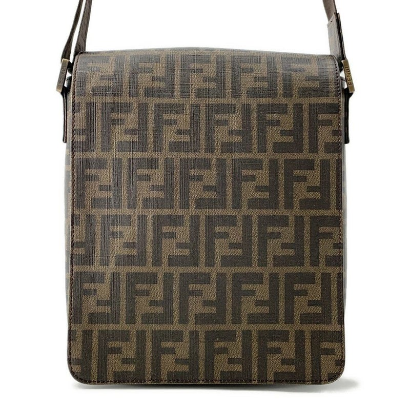 フェンディ ショルダーバッグ ズッカ フラップ メッセンジャーバッグ FENDI バッグ メンズ