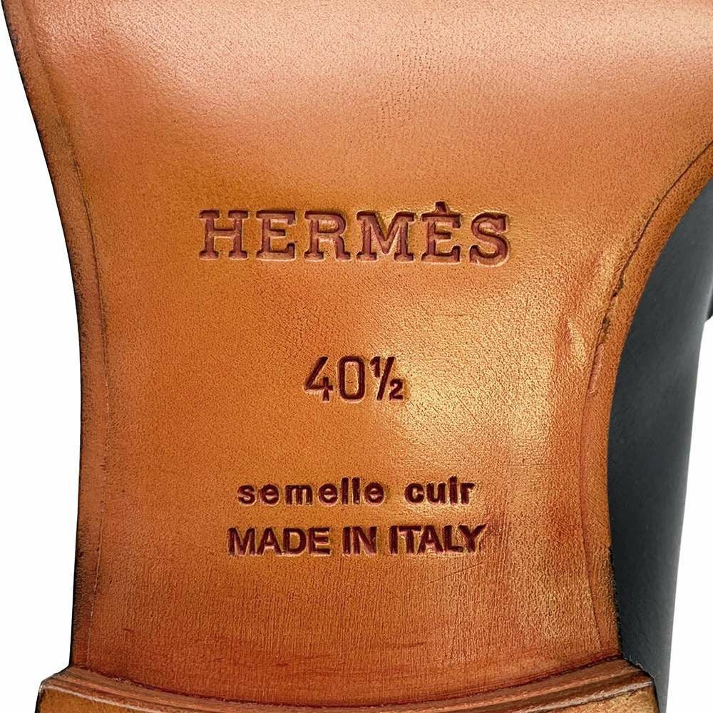エルメス モカシン オノレ カーフレザー パリバックル メンズサイズ40