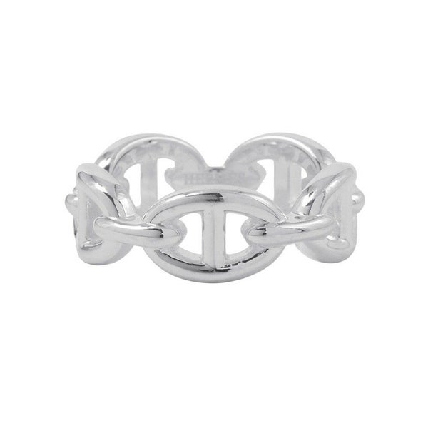 エルメス リング シェーヌダンクル アンシェネPM SV925シルバー リングサイズ53 HERMES ジュエリー