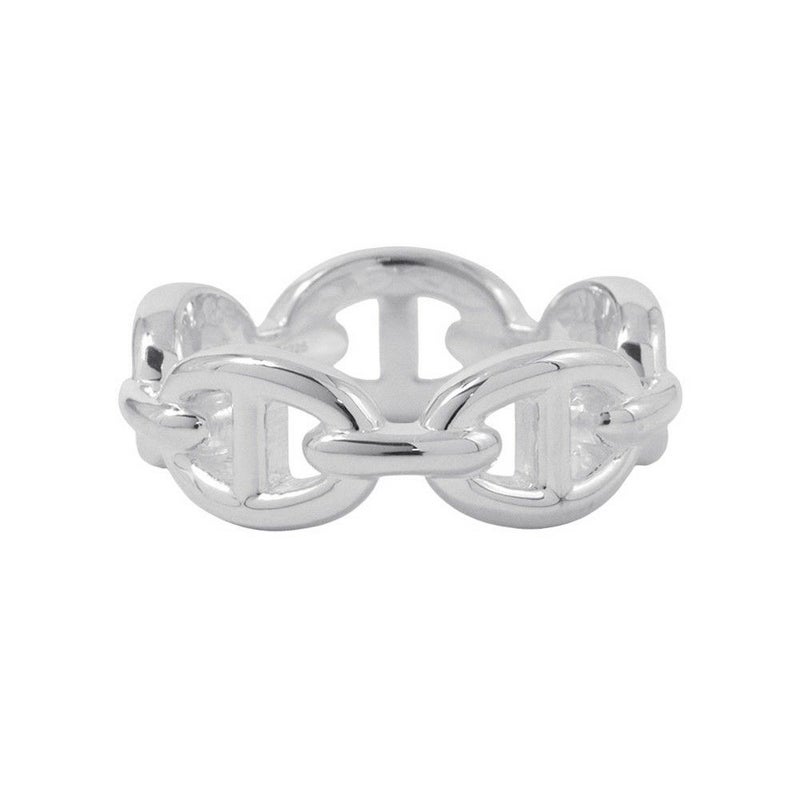 エルメス リング シェーヌダンクル アンシェネPM SV925シルバー リングサイズ53 HERMES ジュエリー