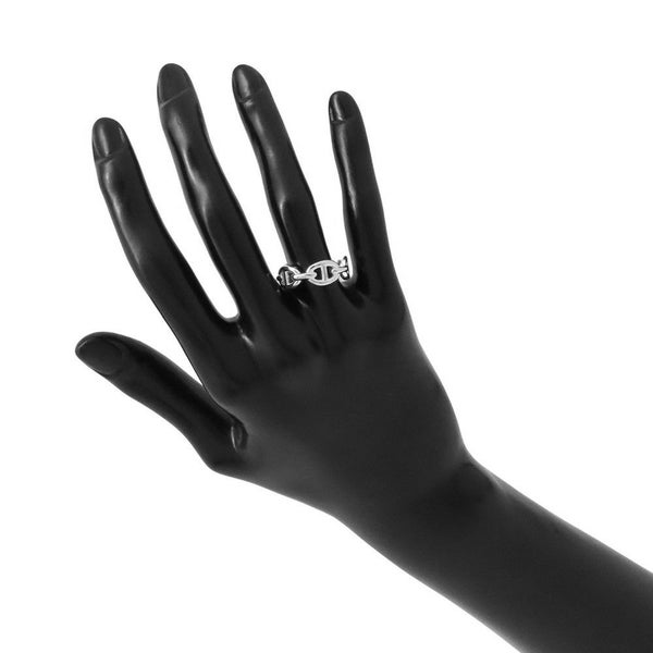 エルメス リング シェーヌダンクル アンシェネPM SV925シルバー リングサイズ53 HERMES ジュエリー