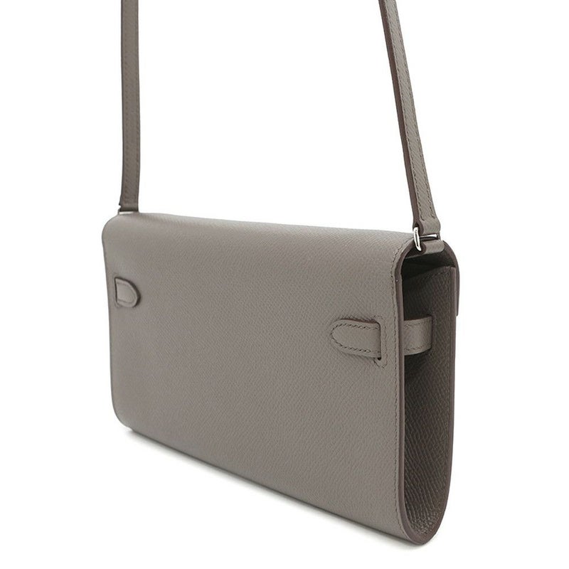 エルメス ケリーウォレット ロング トゥーゴー エタン/シルバー金具 エプソン Z刻印 財布