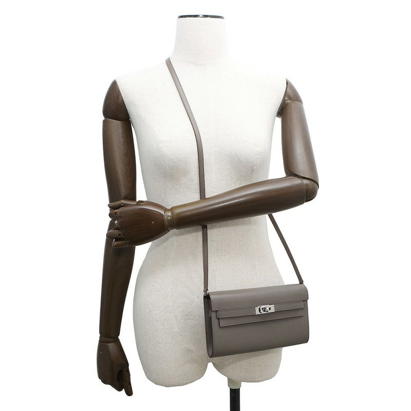 エルメス ケリーウォレット ロング トゥーゴー エタン/シルバー金具 エプソン Z刻印 財布