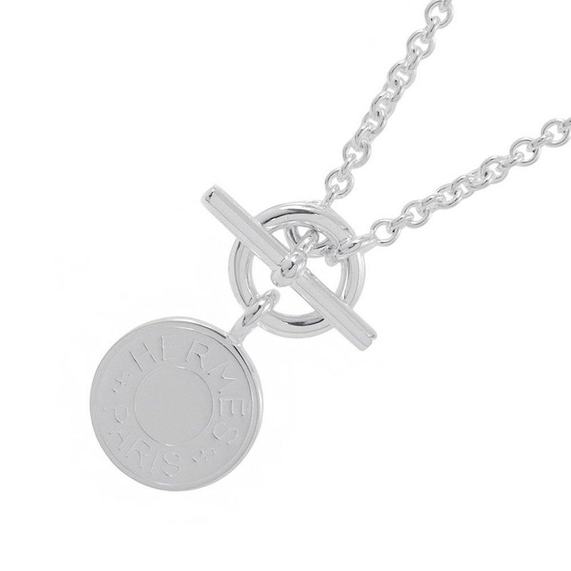 エルメス ネックレス アミュレット H エクスリブリス コンフェッティ セリエ SV925シルバー HERMES ジュエリー