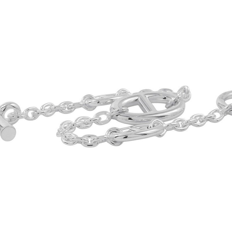 エルメス ブレスレット シェーヌダンクル ファランドール SV925シルバー サイズLG HERMES