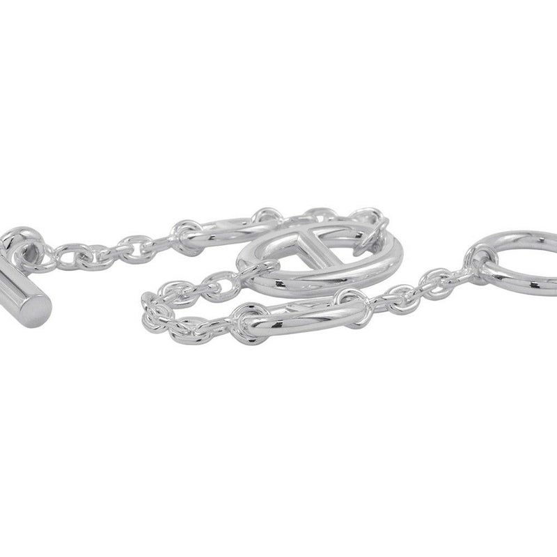 エルメス ブレスレット シェーヌダンクル ファランドール SV925シルバー サイズSH HERMES ジュエリー