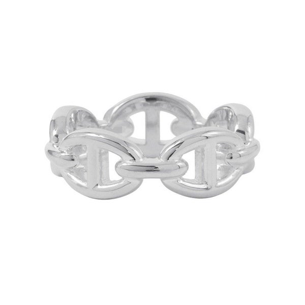 エルメス リング シェーヌダンクル アンシェネPM SV925 リングサイズ52 HERMES ジュエリー