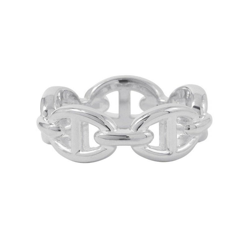 エルメス リング シェーヌダンクル アンシェネPM SV925 リングサイズ52 HERMES ジュエリー