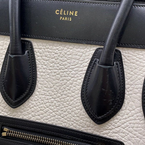 セリーヌ ハンドバッグ ラゲージ マイクロ ショッパー 167793 CELINE バッグ 黒