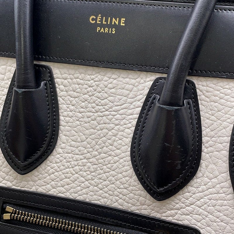 セリーヌ ハンドバッグ ラゲージ マイクロ ショッパー 167793 CELINE バッグ 黒
