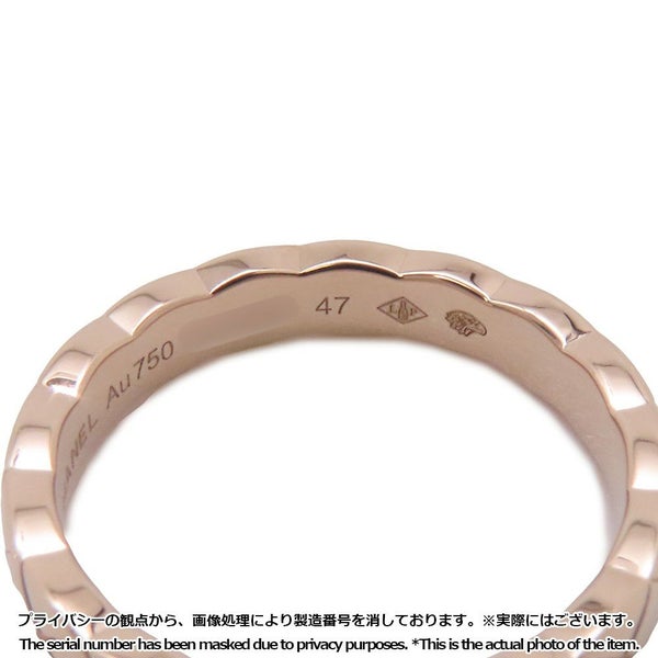 シャネル リング ココクラッシュ ミニ リング K18PG リングサイズ47 J11785 CHANEL 指輪 ジュエリー