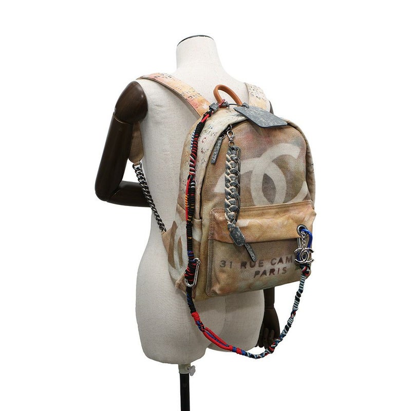 シャネル リュック アクト2 グラフィティ ココマーク キャンバス A92352 CHANEL バックッパック