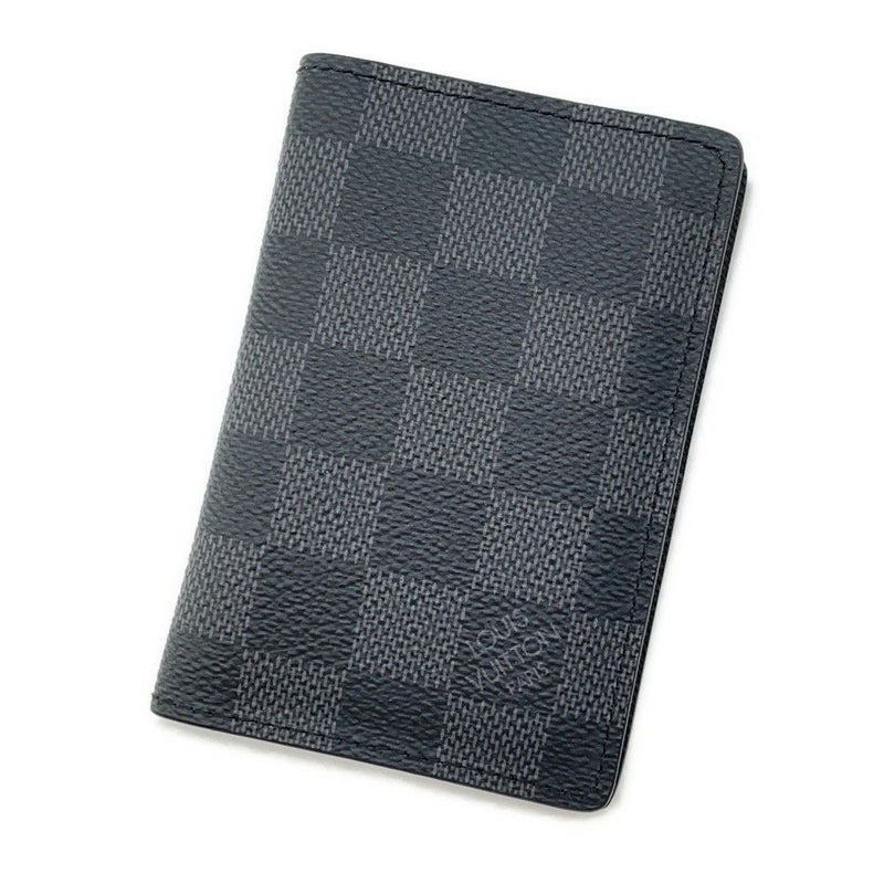 ルイヴィトン カードケース ダミエ・グラフィット オーガナイザー・ドゥ ポッシュ N63143 ヴィトン メンズ 黒 ブラック